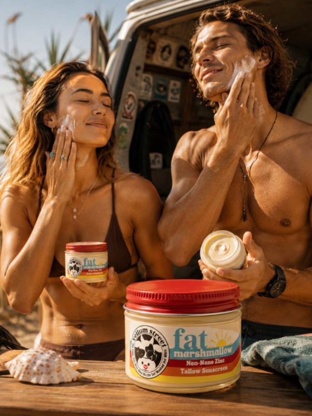 Tallow Natural Sun Cream Zinc Marshmallow Root